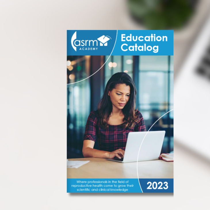 ASRM Academy Catalog cover