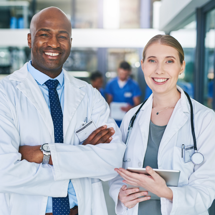 REI healthcare professionals at work