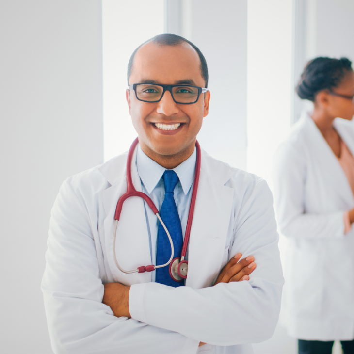 Urologist healthcare professional at work