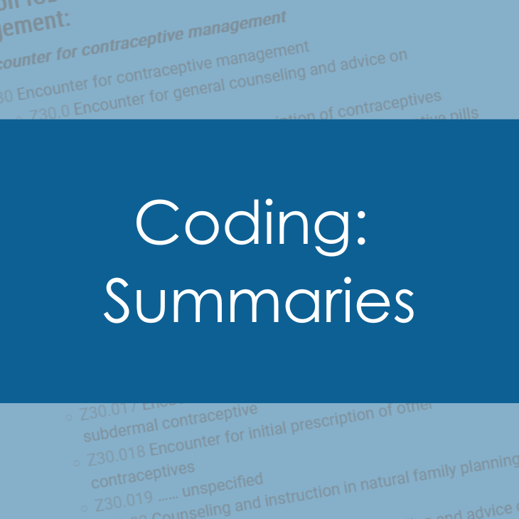 Coding summaries teaser 