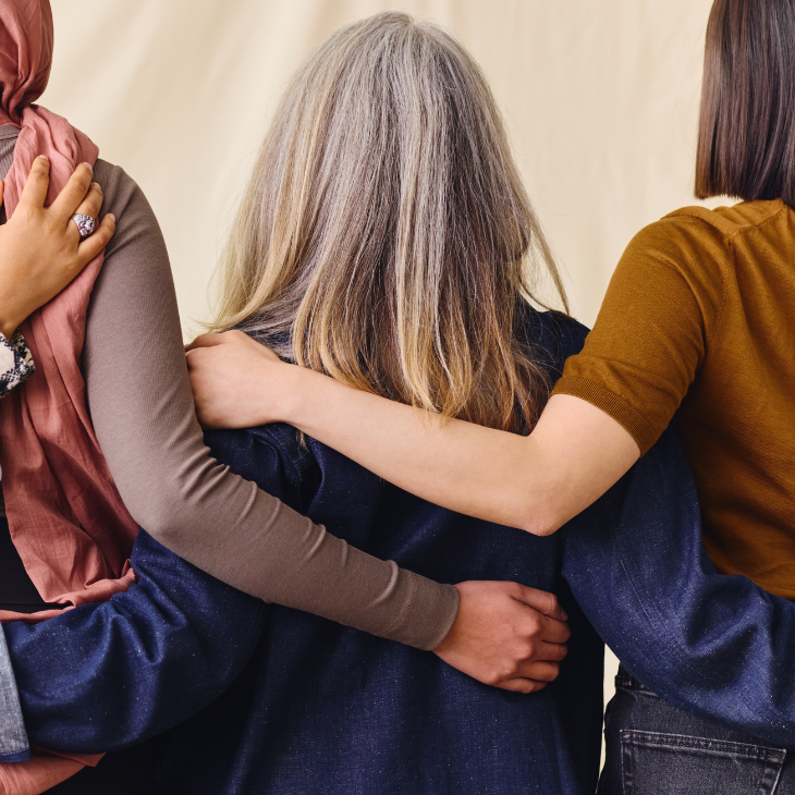Different women coming together in support of Reproductive rights